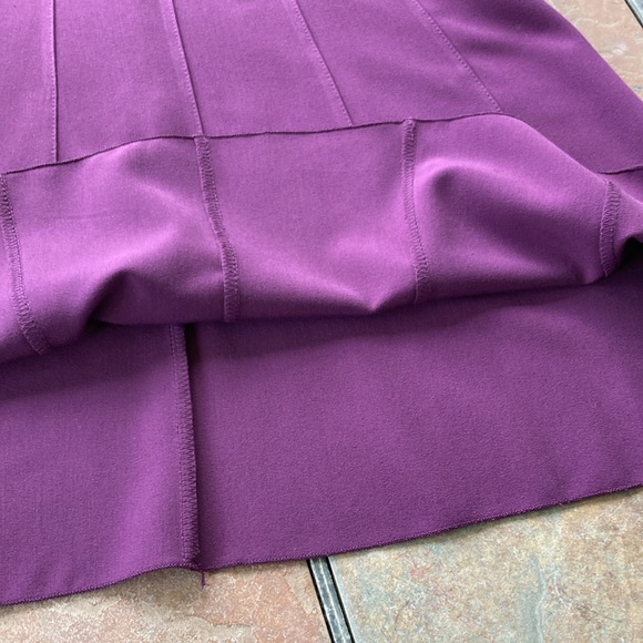 Purple A-line skirt - Picture 2 of 7